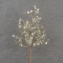 21&quot; METALLIC EUCALYPTUS SPRAY PLATINUM