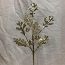 29" METALLIC OAK LEAF SPRAY W/ ACORNS GOLD