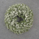 16&quot; SNOWY PINE WREATH