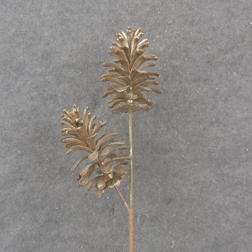 22" PINECONE SPRAY X2 CHOCOLATE