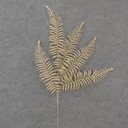 31" GLITTER FERN SPRAY X5 GOLD