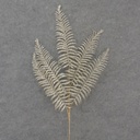 31" GLITTER FERN SPRAY X5 PLATINUM