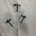 28" GIFT BOX SPRAY X3 BLACK/WHITE