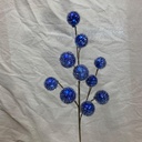 27" FROSTED ORNAMENT BALL SPRAY BLUE