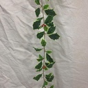 6' HOLLY GARLAND VARIAGED (128 LVS)