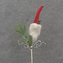 17.5" PINE SPRAY W/ SANTA & BELLS