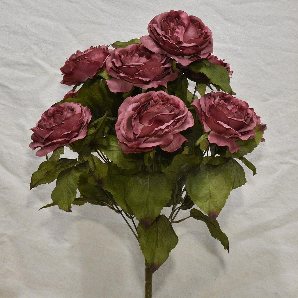 [SEF1011] 20" ROSE BUSH X12 MAUVE