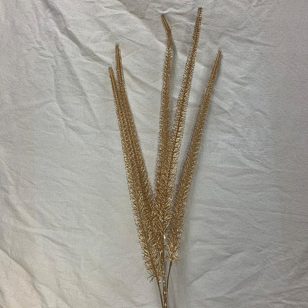 [XB1043-GLD] 39" FOXTAIL FERN SPRAY GOLD