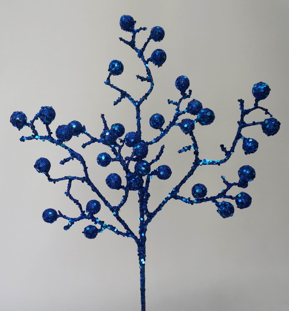 16" GLITTER BERRY PICK ROYAL BLUE