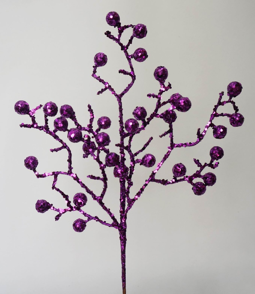 16" GLITTER BERRY PICK PURPLE