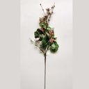 30" GERANIUM & BERRY SPRAY PINK