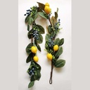 60" LEMON/BLUEBERRY/EUCALYPTUS GARLAND