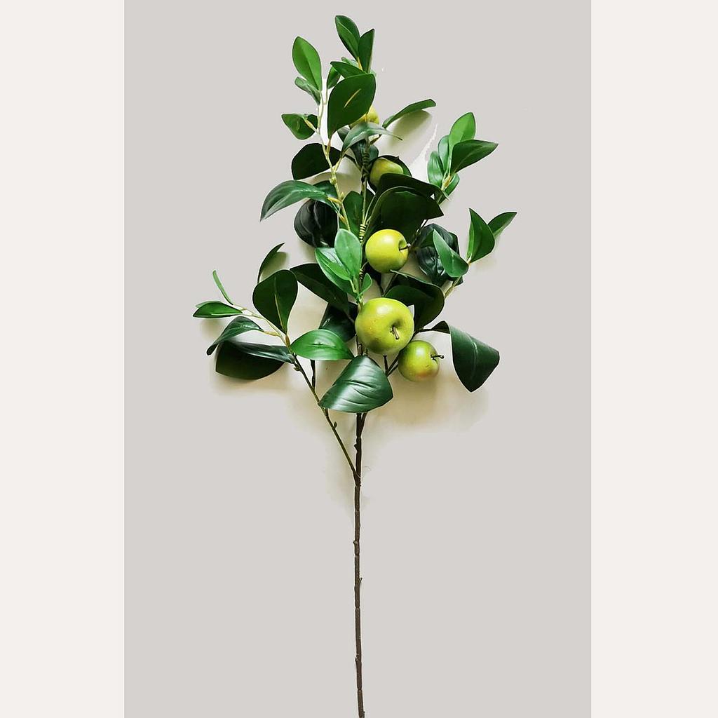 35" APPLE & LEAF SPRAY GREEN