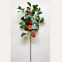 35" APPLE & LEAF SPRAY RED