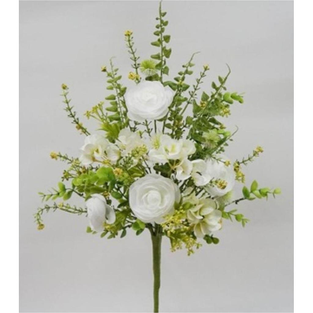 21" RANUNCULUS & EUCALYPTUS SPRAY