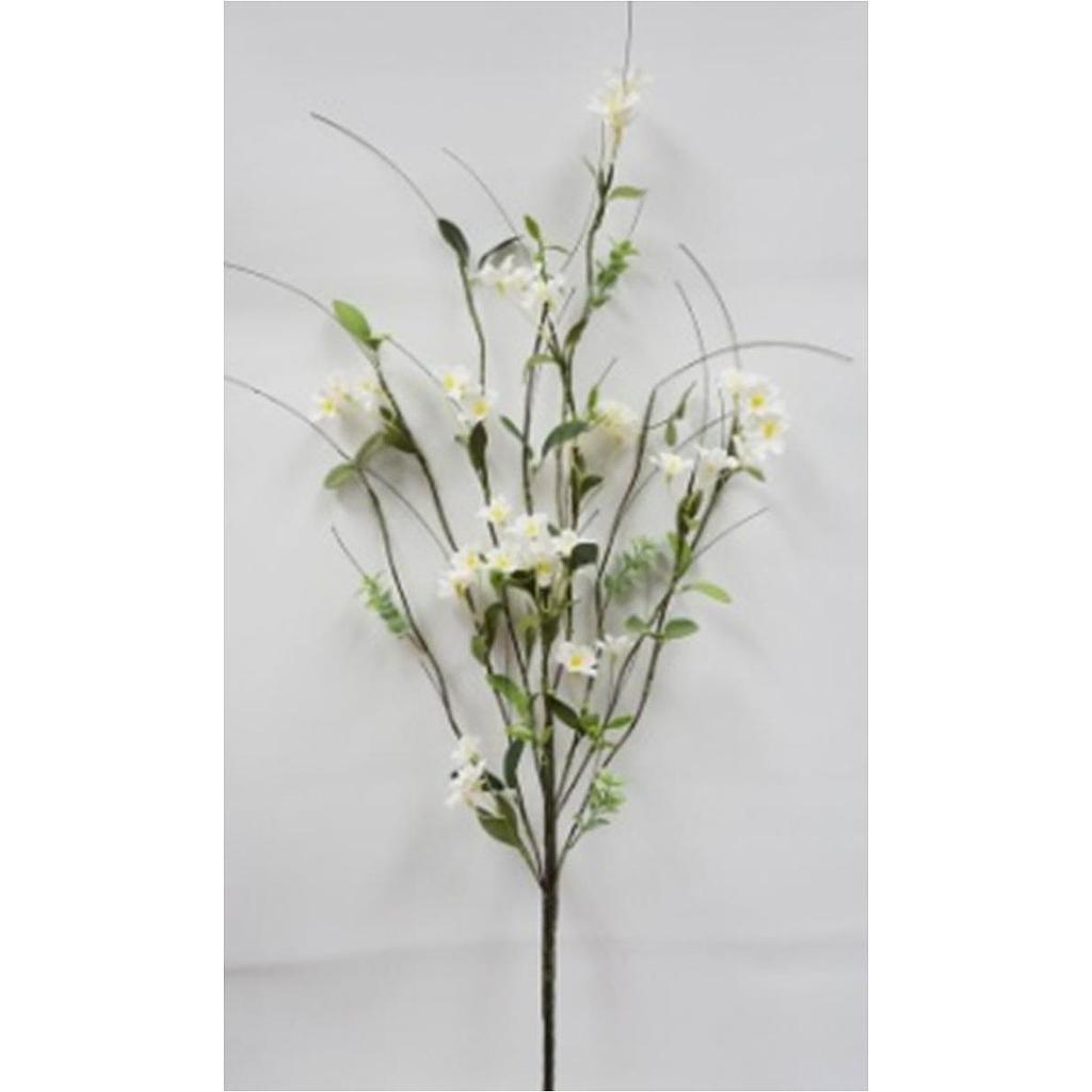 39" TWIG & BLOSSOM SPRAY CREAM/WHITE