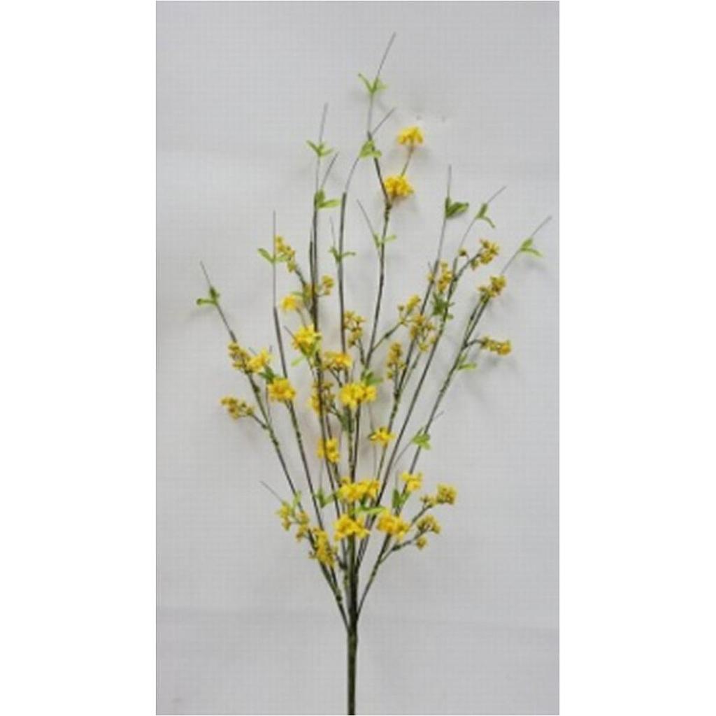 [SA2016-YEL] 40" TWIG & BERRY SPRAY YELLOW