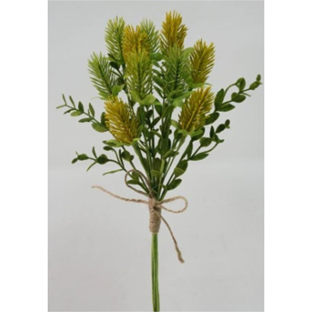 13" THISTLE BUNDLE YELLOW/GREEN