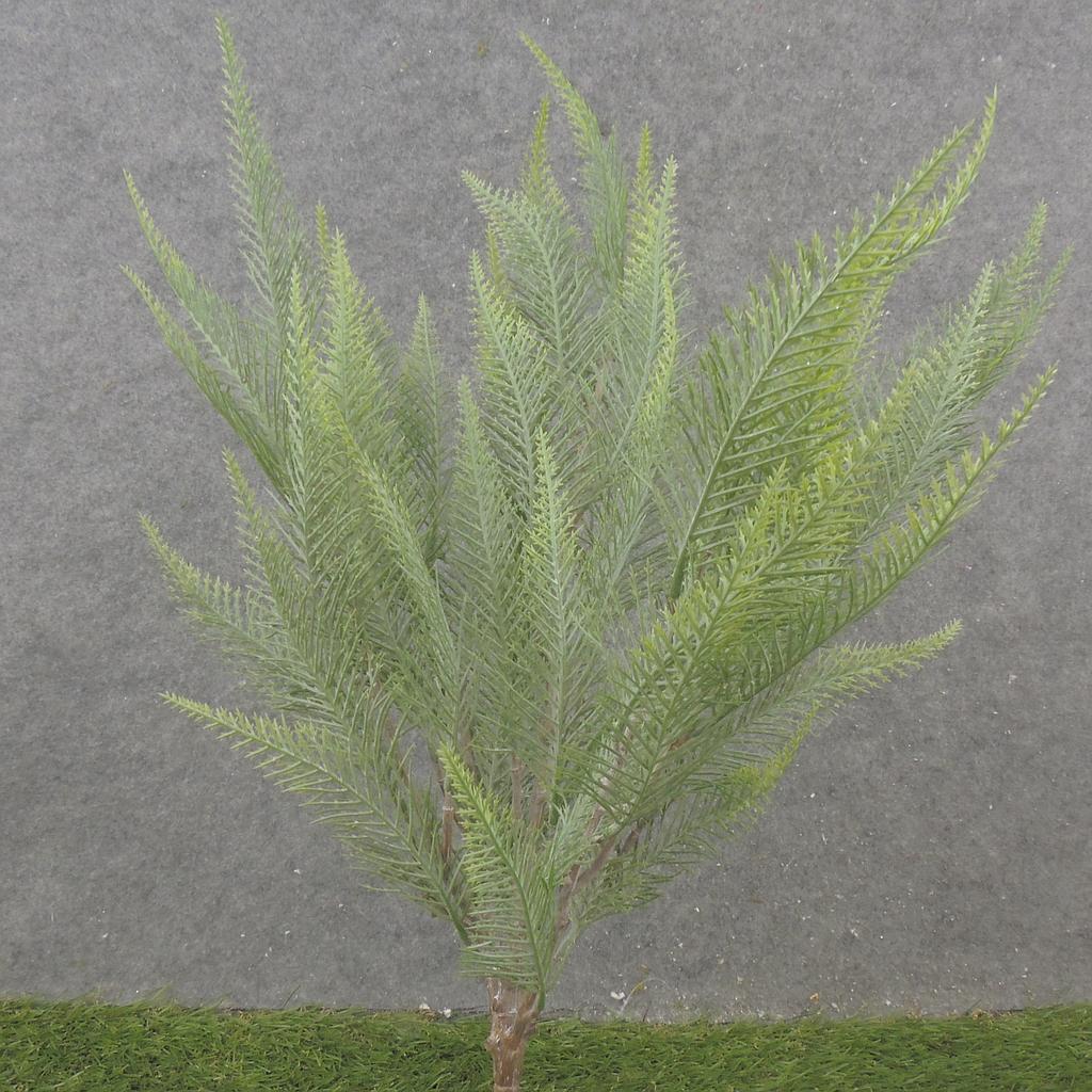 18&quot; FERN BUSH X5 DUSTY GREEN