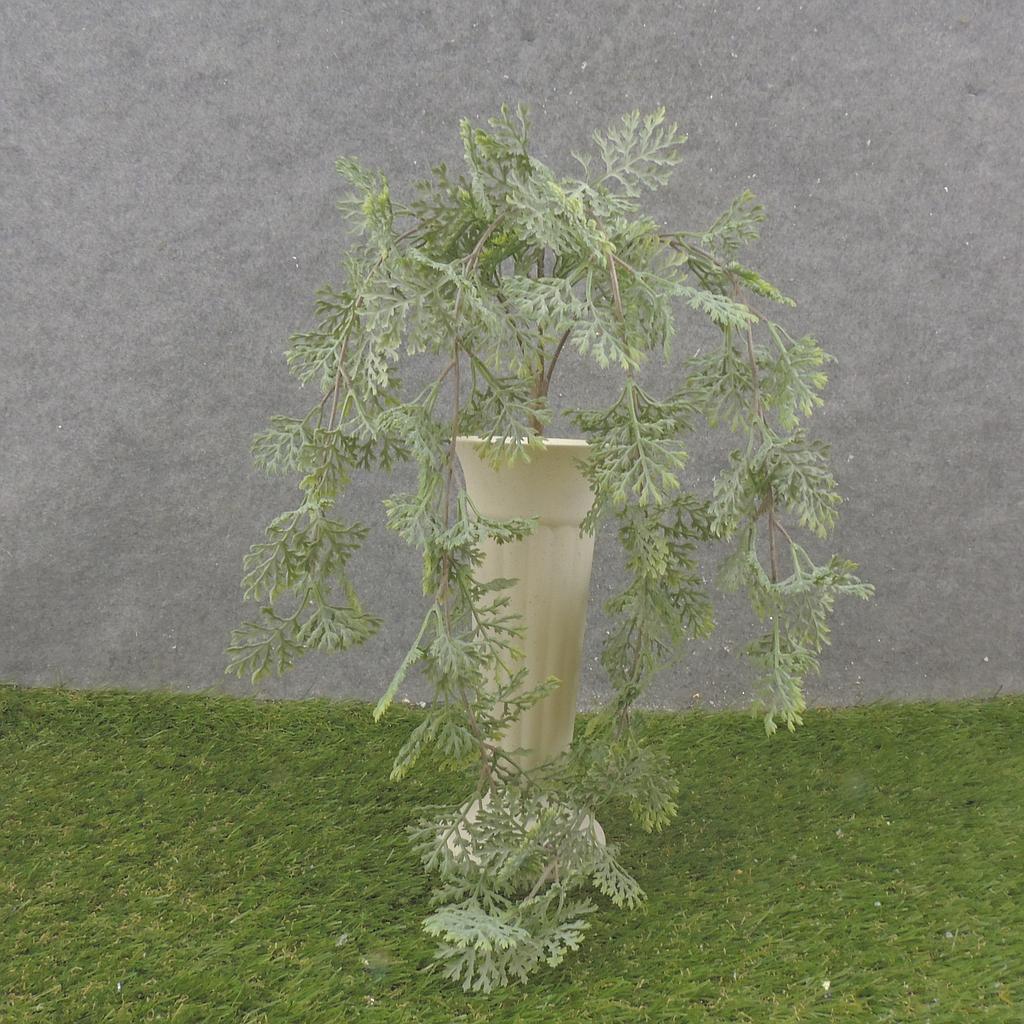 [SB2315-GRN] 27" HANGING FERN BUSH X4 GREEN
