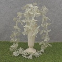 27&quot; HANGING FERN BUSH X4 PALE GREEN