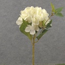 18" HYDRANGEA STEM CREAM/WHITE