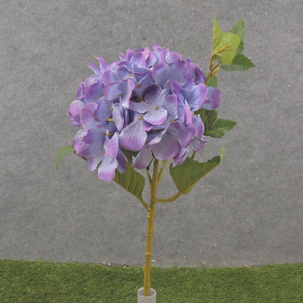 18" HYDRANGEA STEM PURPLE/BLUE