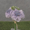 8.5&quot; SCABIOSA BUNDLE LAVENDER