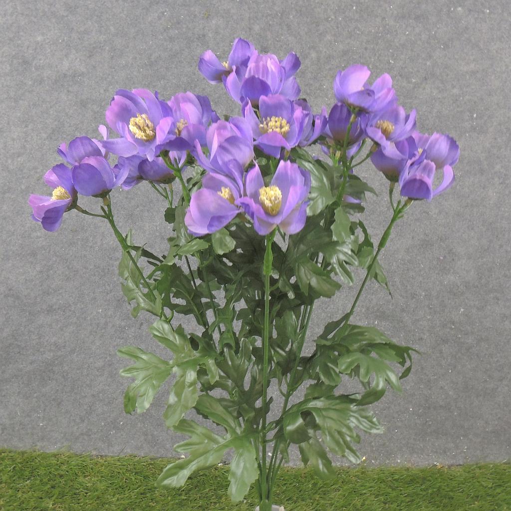 [SE2503-PUR] 19" COSMOS BUSH X12 PURPLE