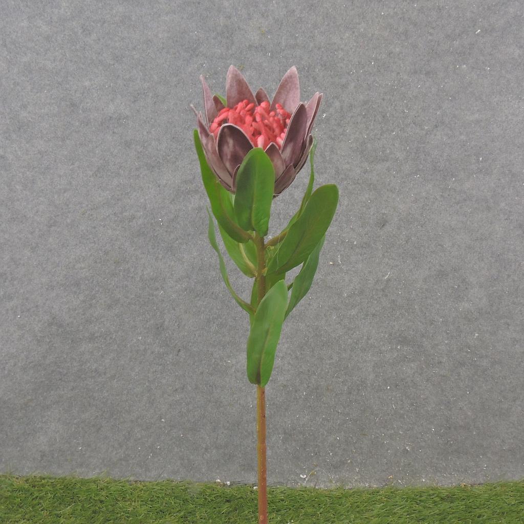 19" ARTICHOKE STEM BURGUNDY