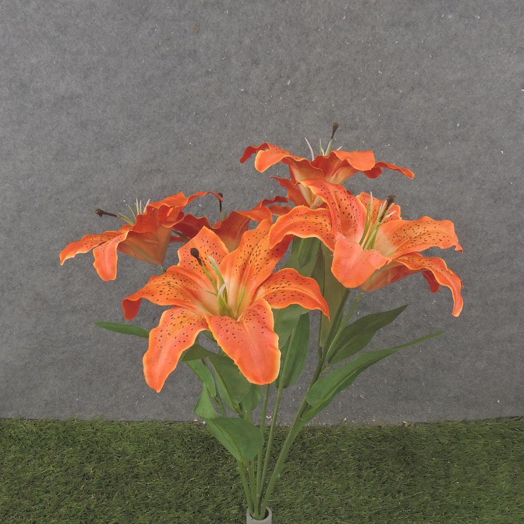 20&quot; LILY BUSH X7 ORANGE