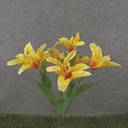 20" LILY BUSH X7 YELLOW