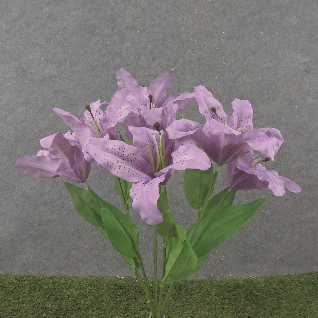 [SB2336-PUR] 20" LILY BUSH X7 PURPLE