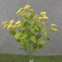 19" MINI QUEEN ANNE'S LACE BUSH X10 YELLOW