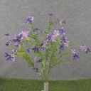 20&quot; WAXFLOWER BUSH X10 PURPLE