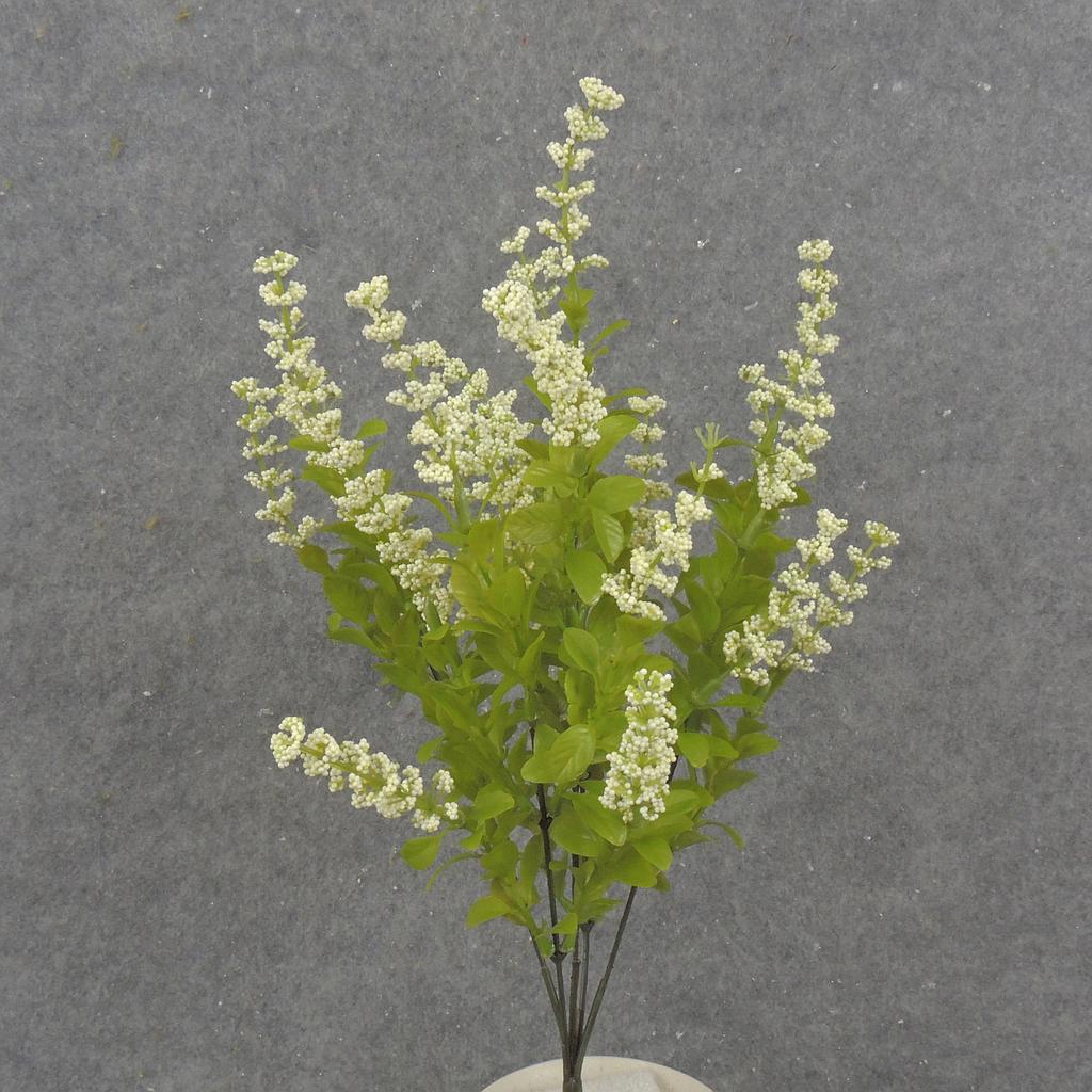 15" HEATHER BUSH X5 CREAM/WHITE