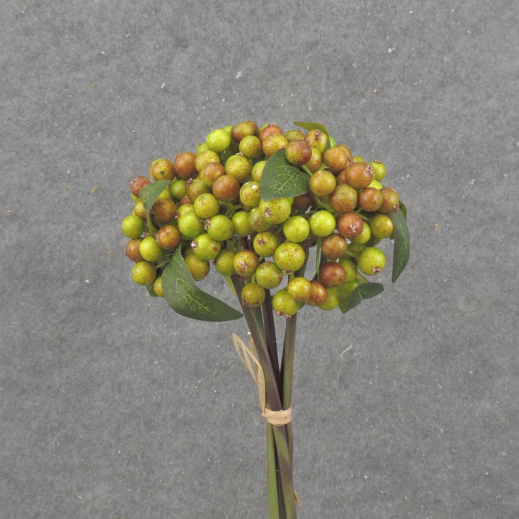 [SB2345-GRD] 11" BERRY BUNDLE X5 GREEN/RED