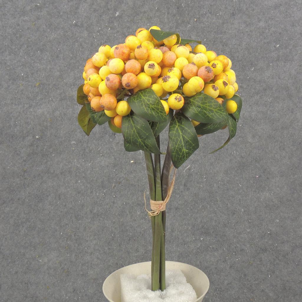 [SB2345-YEL] 11" BERRY BUNDLE X5 YELLOW
