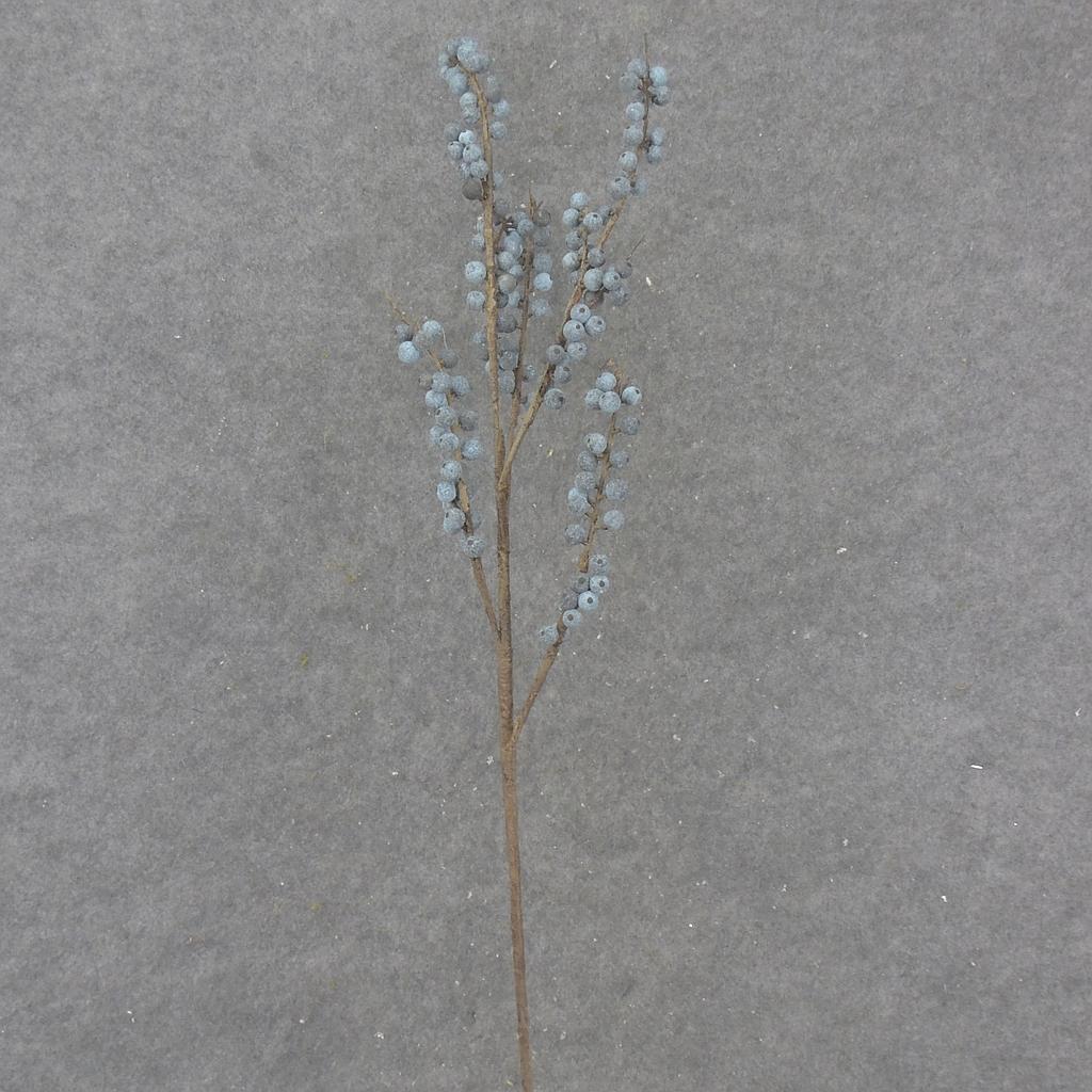 39.5" BERRY TWIG SPRAY BLUE