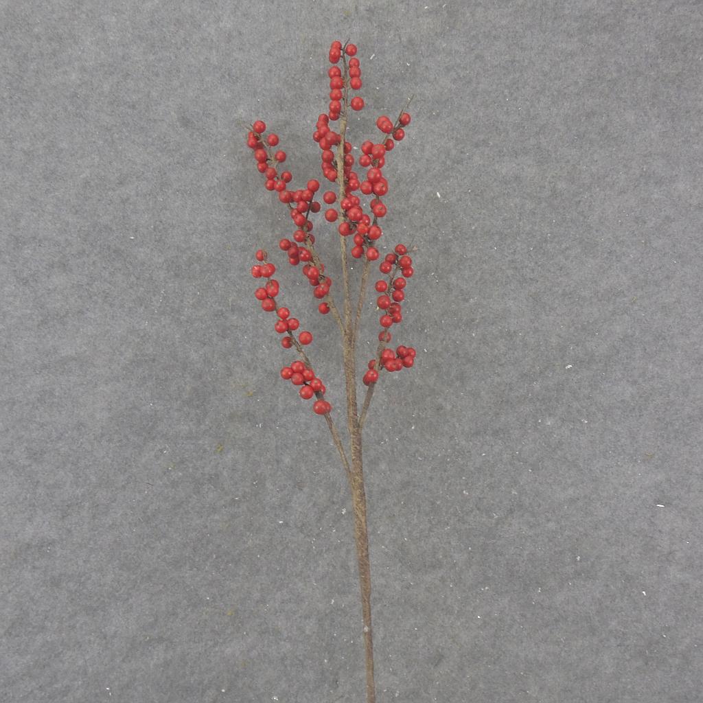 [SB2348-RED] 39.5" BERRY TWIG SPRAY RED