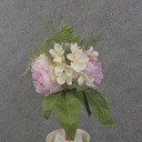 11" PEONY/HYDRANGEA BOUQUET X6 BEAUTY/CREAM