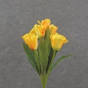 17" PARROT TULIP BUSH X9 YELLOW