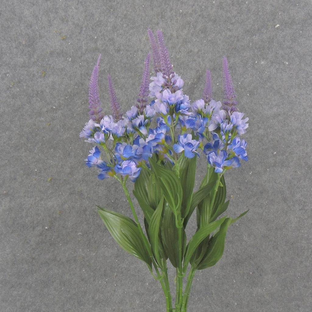 20&quot; SPIKE FLOWER BUSH X7 BLUE/LAVENDER
