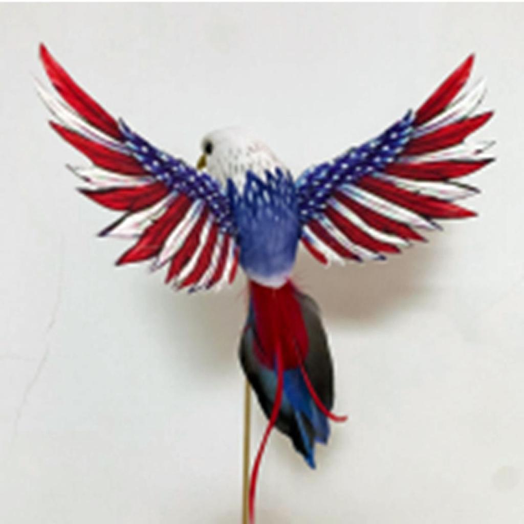9&quot; AMERICANA EAGLE ON PICK (10.5&quot; WINGSPAN)