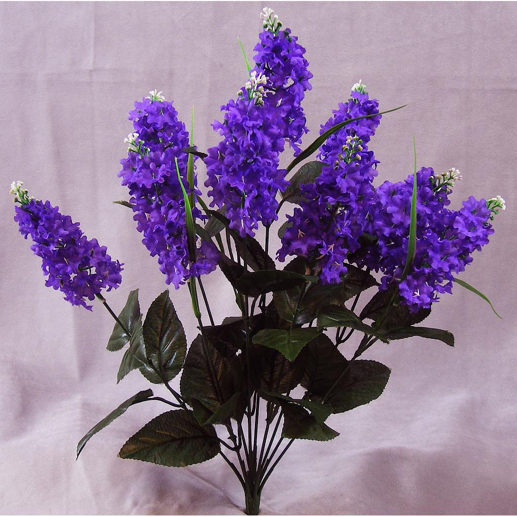 [SB2335-PUR] 19" LILAC BUSH X6 PURPLE
