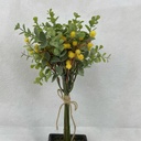 14" EUCALYPTUS & MINI BUR BUNDLE YELLOW