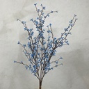 22" PLUM CROSS BUSH LIGHT BLUE