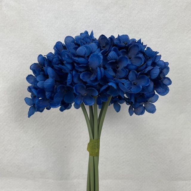 [SE1094-ROY] 11" HYDRANGEA BUNDLE X6 ROYAL