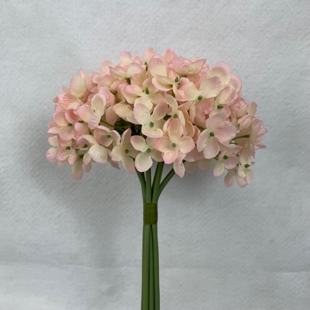 [SE1094-PNK] 11" HYDRANGEA BUNDLE X6 PINK