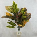 27" CROTON PLANT X3 W/28 LEAVES